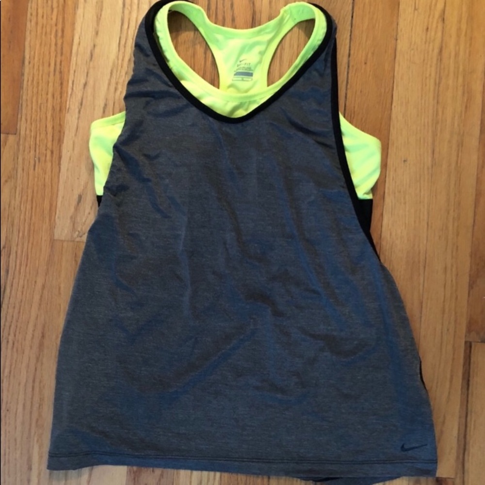 Nike dri-Fit Running tank W/ built-in bra
